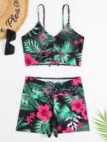 Conjunto de Bikinis de cintura alta para mujer, bañadores trenzados, traje de baño para mujer, microbikinis de realce, ropa de playa a la moda 2023 - details 32