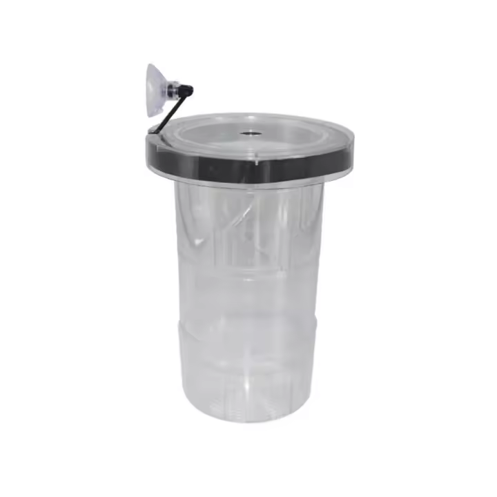 Caja de incubación flotante con ventosa, incubadora de pecera de plástico desmontable, caja de cría de Guppy semitransparente - 1