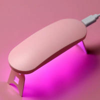 LULAA Mini Lámpara de Secado de Esmalte UV LED Portátil Accesorios Profesionales de Arte de Uñas - details 5