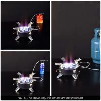 BU B18 18000W Camping de alta potencia con encendido piezoeléctrico Estufa de mochilero de gas de siete núcleos a prueba de viento al aire libre - details 9