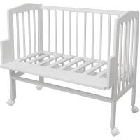 Cuna colecho, Altura Regulable, Natural sin tratamientos o Lacado en Blanco,Lacado en Blanco Extra Grande 90x55cm - details 2
