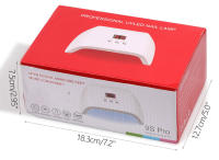 Lámpara de Secado de Gel Trapezoidal Profesional 9SPro Herramienta de Manicura con 24 Perlas LED para Fototerapia de Uñas - details 6