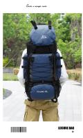 Senderismo al aire libre bolsa de montañismo para los hombres, 90L de gran capacidad, ligera, bolsa de lona, las mujeres bolsa de senderismo, impermeable, resistente al desgaste, antirrobo, deportes al aire libre, multicolor opcional - details 19