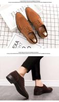 Pakaian Chaussure Homme zapatos formales de hombre de diseño italiano de alta calidad negros, cuero - details 4