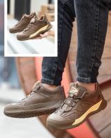 Zapatos de trabajo con punta compuesta para hombre, zapatillas de seguridad de cuero indestructibles, antigolpes, antipinchazos, aislamiento, 6KV - details 15