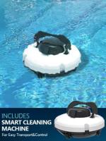 Robot limpiador de piscinas inalámbrico, aspirador automático, cepillos eléctricos para exteriores, recarga de 5200mAh - details 5