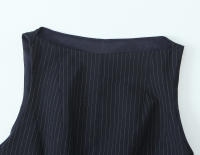OUWU- Blusas Ajustadas Con Volantes Para Mujer, Cuello Redondo, Sin Mangas, Cremallera Lateral, Camisas Femeninas, Tops Elegantes, Moda - details 13