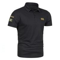Camisas Polo Para Hombre Coreanas De Color Sólido Casual Manga Corta Cuello En V Moda De Calle 5XL Antideslizante - details 1