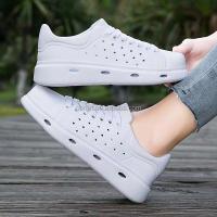 Nuevos zapatos ligeros de plástico moldeado por inyección para hombres, marca de calzado informal de aire de bajo precio 36-45, de alta calidad - details 11