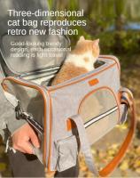 Bolso cruzado para perros y gatos, mochila de hombro multiusos, Color sólido - details 14