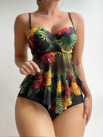 Bikini de diseño para mujer, conjunto de 2 piezas, traje de baño de cintura alta, adelgazante, ropa de playa Vintage con Push-up, 2023 - details 4