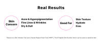 real results acne hyperpigmentation good for skin texture hydrate firm dry dull fine lines wrinkles