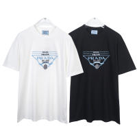 Camisa de manga corta con logotipo frontal de moda de verano de alta calidad, camiseta holgada de algodón puro para hombre, nuevo accesorio de camisa informal estilo pareja - details 14