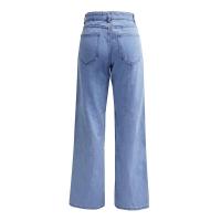Vaqueros de cintura alta para mujer, pantalones rectos de pierna ancha - details 6