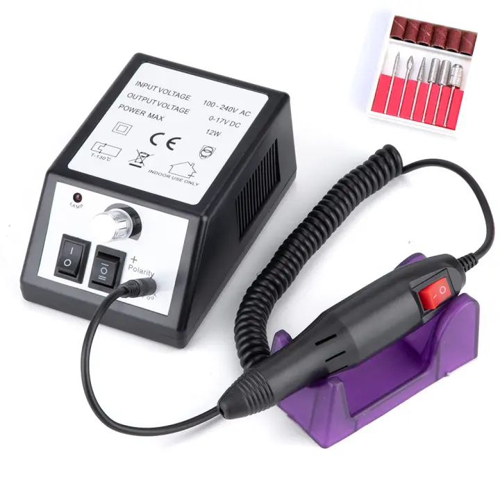 Taladro Eléctrico para uñas, Aparato para manicura, eliminadores de esmalte de Gel, juego de manicura - 1