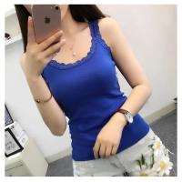 Tops negros, camiseta sin mangas de verano para mujer con Top de encaje, ropa interior roja, camisolas de encaje, ropa interior holgada, chaleco para mujer - details 13