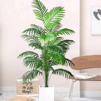 Palmera de Plástico Verde Planta Falsa Tropical para Jardín en Casa Ramas de 49.2 pulgadas - details 2