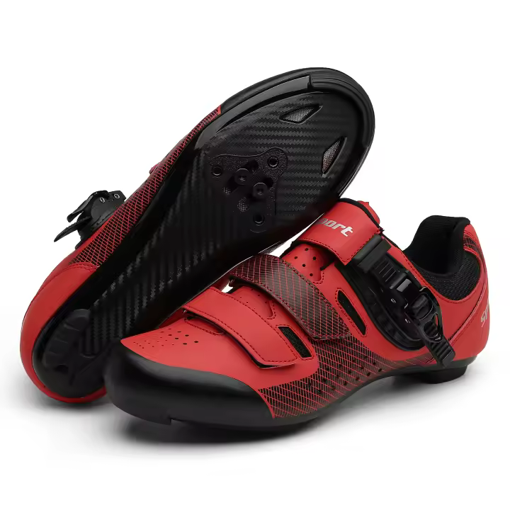 Zapatillas de ciclismo para hombre y mujer, zapatos de bicicleta compatibles con Peloton, Delta, Clip de tacos para ciclismo de carretera, Pedal para interior y exterior - 1