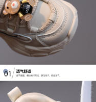 Nuevos zapatos deportivos de cuero zapatos para correr medianos y pequeños zapatos para niños pequeños tendencia - details 2