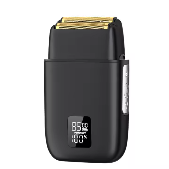 Maquinilla de Afeitar Eléctrica, Maquinilla de Afeitar Eléctrica para Cara de Hombre, Afeitadoras Eléctricas para Hombres, Afeitadora de Lámina 3 Velocidades Ajustables Recargable Impermeable Afeitadora Apretada con Pantalla LED para Afeitadoras de Cara - 1