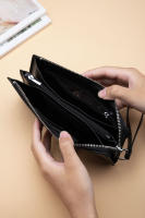 Cartera de Cuero para Mujer Cartera Larga de Cuero con Cera de Aceite Cartera Multiusos de Piel de Vaca Bolso Crudo para Teléfono Móvil - details 7