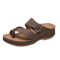 Zapatillas de tacón de cuña para mujer, zapatos de moda de verano - details 3