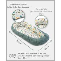 Nido para bebé Nido de（ 55 x 95 cm） de algodón Apto como Cuna de Viaje y para el colecho - details 51