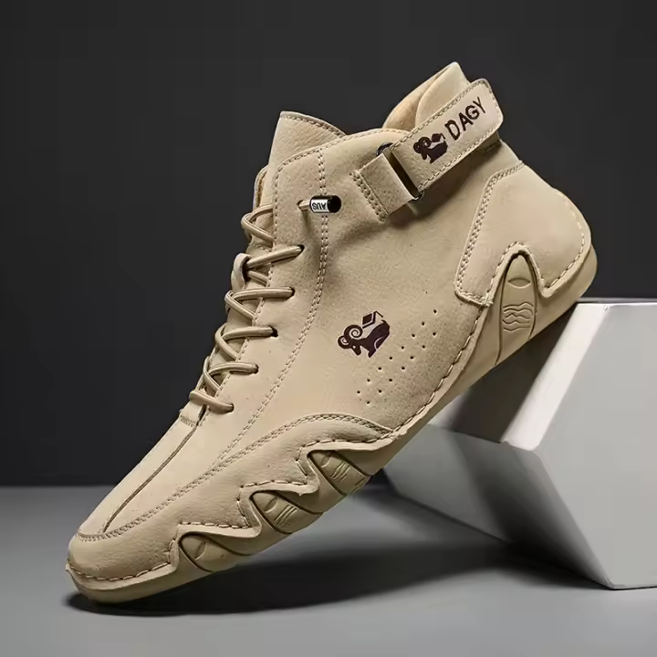 Botas De Lujo Para Mujer, Botines De Cuero Hechos A Mano Para Hombre, Zapatos Informales De Diseñador A La Moda Para Hombre, Botas Cómodas Para Hombres, Talla Grande 35-50 - 1