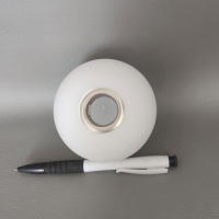 Pantalla de lámpara de vidrio blanco para bombilla G9, accesorio de apertura de ajuste esmerilado de 2cm, globo de repuesto de accesorio de cristal - details 4