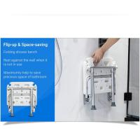 Silla de Ducha Plegable, con Patas, Asiento de Ducha Montado en la Pared Taburete de Baño Carga Máxima de 200 kg - details 5