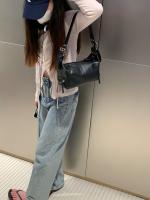 Bolso bandolera de cuero con cremallera, estilo retro europeo y americano, nuevo. - details 17