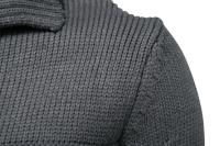 Chaqueta de Punto para Hombres Cálida, Gruesa, Manga Larga Cardigan de Lano para Invierno - details 7