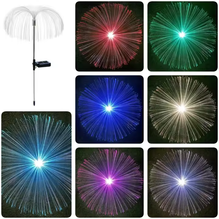 Luces LED de Medusas Solares Decoración de Jardín al Aire Libre Impermeable - 1
