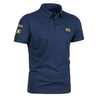 NOVEDAD DE VERANO 2025, Polo para hombre, camiseta de manga corta con cuello informal empalmado con icono de talla europea - details 0