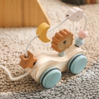 Juguetes Montessori de madera, bloques de animales, estrellas, Luna, tren envolvente, juguete de apilamiento de coordinación - details 19
