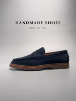 Mocasines de alta gama, cuero genuino, piel de vaca de primera capa, zapatos de moda hechos a mano con un pedal. - details 16