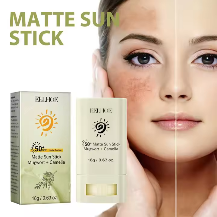 Protector solar facial en barra, bloqueador Solar mate, barra solar hidratante, no graso, SPF50 +, Protector UV, crema blanqueadora, producto coreano - 1