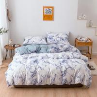 Juego de Ropa de Cama de Mármol Cubierta de Edredón Suave para Cama Doble Tamaño Rey - details 16