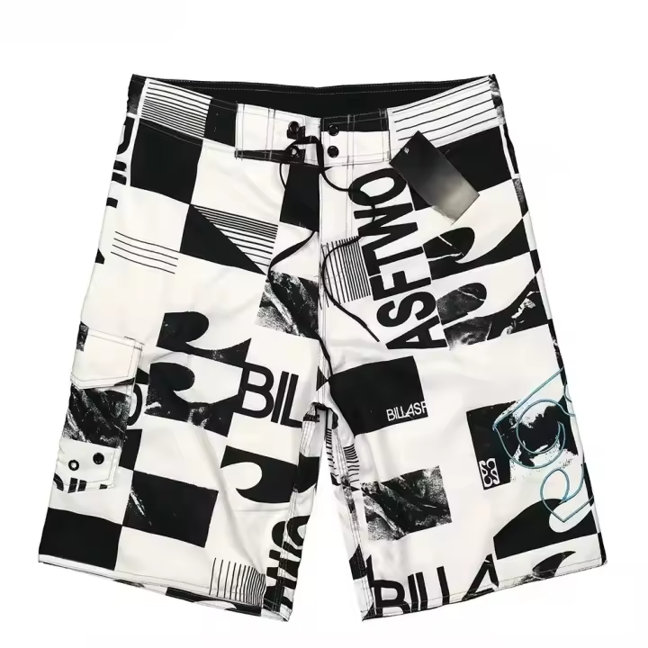 Pantalones cortos de piel de melocotón de secado rápido para hombre, partidos de voleibol de playa, pantalones cortos - 1
