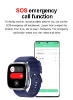 Relojes inteligentes hombre mujer Bluetooth deporte ritmo cardíaco presión arterial reloj - details 17