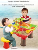 Juego de playa grande para niños y niñas, juego de arena para excavación en interiores, equipo de juguetes acuáticos de verano - details 2