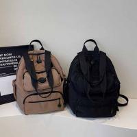 Mochila deportiva de nailon de estilo coreano, bolso de hombro de viaje de nailon de gran capacidad, bolso de mano de Color sólido, bolso de Fitness para ordenador - details 9