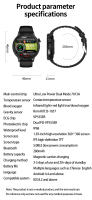 Reloj inteligente ET470, dispositivo con detección de frecuencia cardíaca, Bluetooth, llamadas, respiración, entrenamiento, modo de ejercicio, recordatorio sedentario, novedad de 2024 - details 29