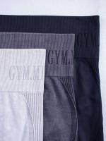 Body sin costuras para gimnasio para mujer, pantalones de yoga de secado rápido para realzar la cadera, monos deportivos con texto para correr y mujer - details 7