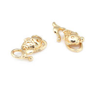 Cierre de latón color oro de 18K en forma de S y M para pulseras y collares, suministros para la fabricación de joyería, accesorios para bricolaje. - details 6