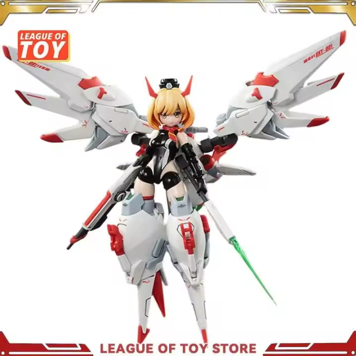 HEMOXIAN Kelly Janet SKY-001 BIG FIREBIRD BUILD Ensamblar figura de acción juguete marco brazos niña - 1