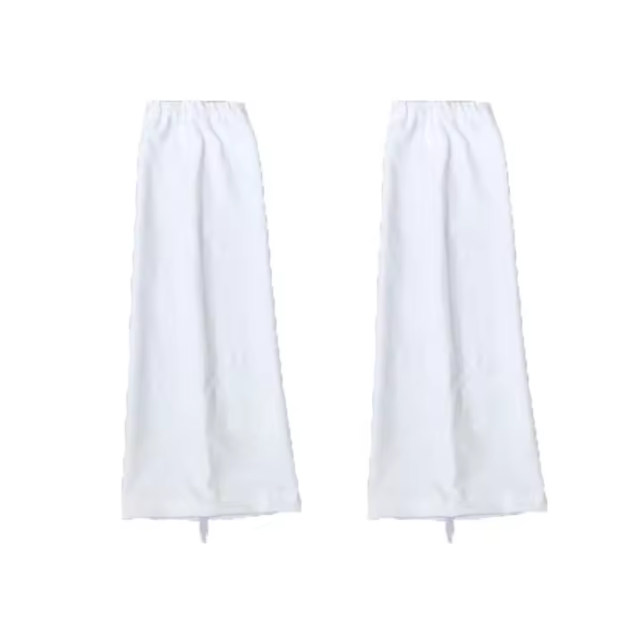 Color sólido Ciclismo Verano Protección solar Mangas de seda de hielo para mujeres. - 1