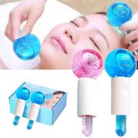 Belleza Hockey sobre hielo energía belleza bola de cristal enfriamiento Globos faciales de hielo onda de agua para rodillo de masaje de cara y ojos cuidado de la piel - details 4