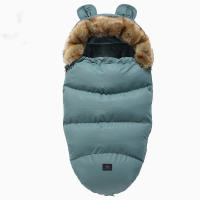 Saco de dormir para cochecito de bebé, saco grueso y cálido para salir, impermeable, para invierno - details 11