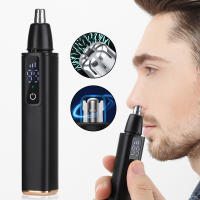 Recortador de vello Nasal eléctrico para hombres, depilación de nariz indolora, recargable, cortapelos Nasal para orejas, lavable, Motor de alta velocidad - details 0